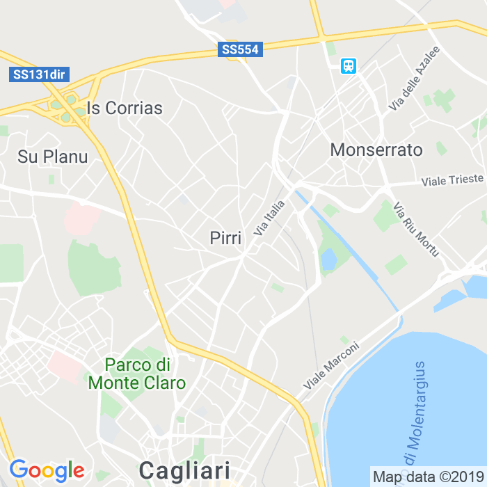CAP di Via Antonio De Curtis a Cagliari