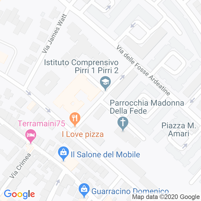 CAP di Via Dei Partigiani a Cagliari
