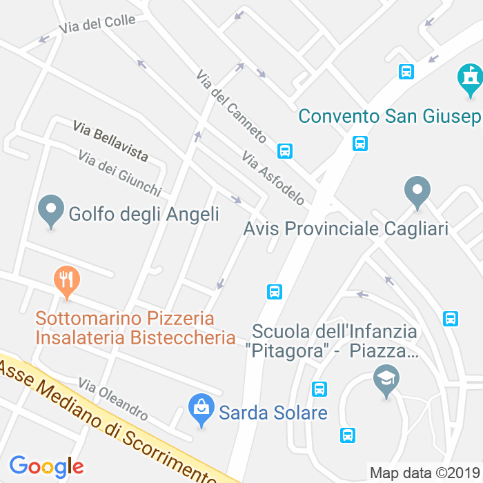 CAP di Via Dei Tralci a Cagliari