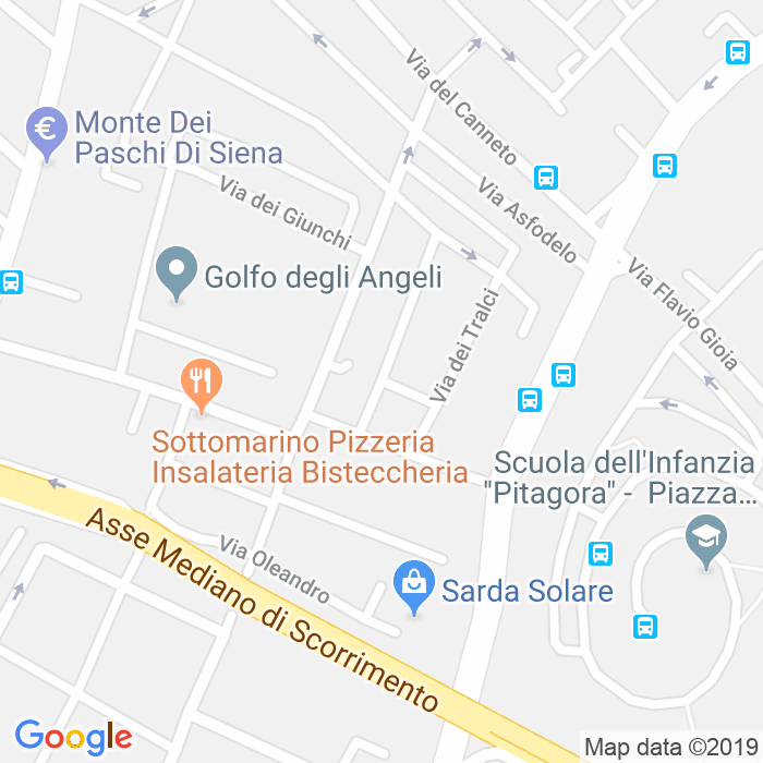 CAP di Via Dei Vigneti a Cagliari