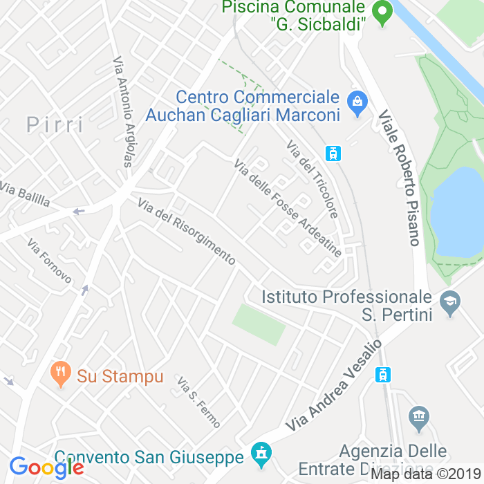 CAP di Via Della Resistenza a Cagliari