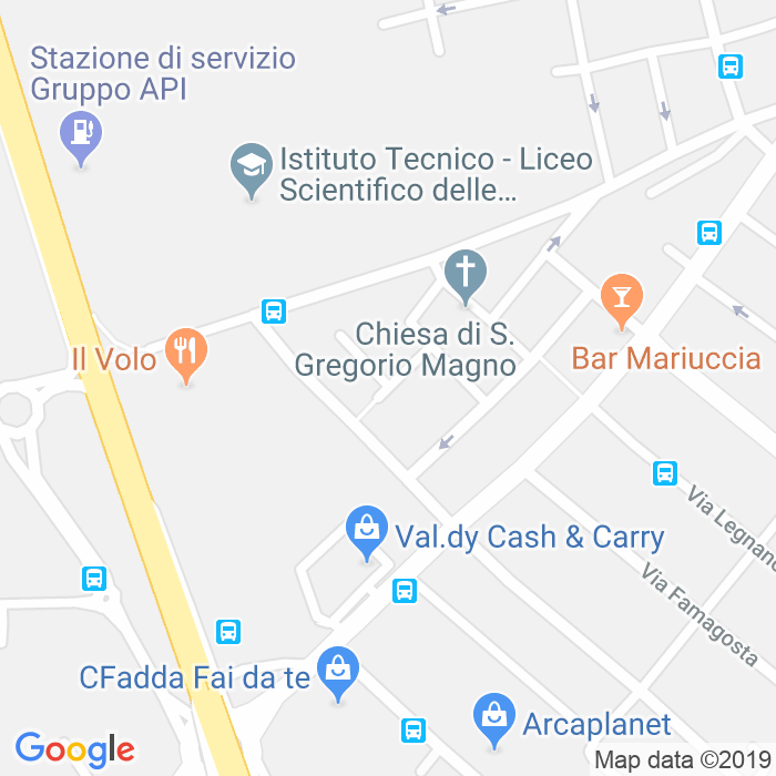 CAP di Via Delle Greggi a Cagliari