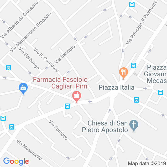 CAP di Via Ettore Fieramosca a Cagliari