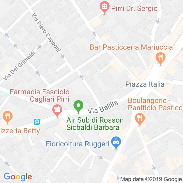 CAP di Via Francesco Ferrucci a Cagliari