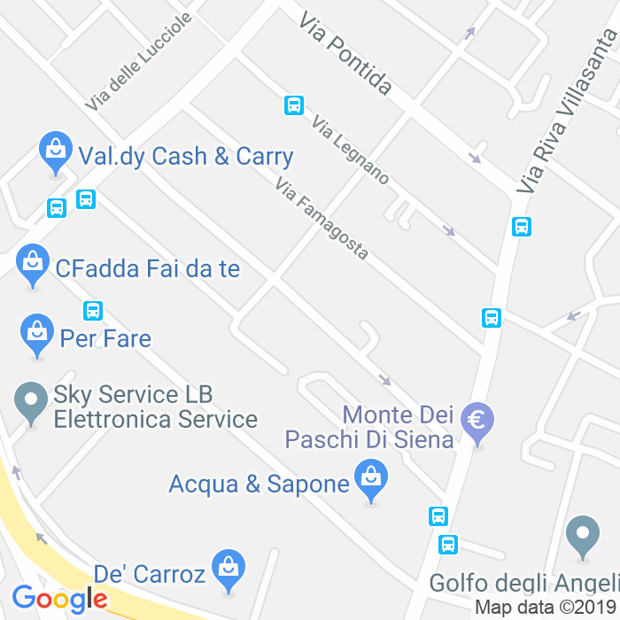 CAP di Via Guglielmo Pepe a Cagliari