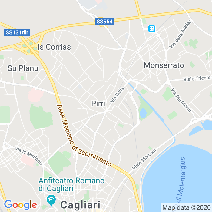 CAP di Via Roger Bacon a Cagliari