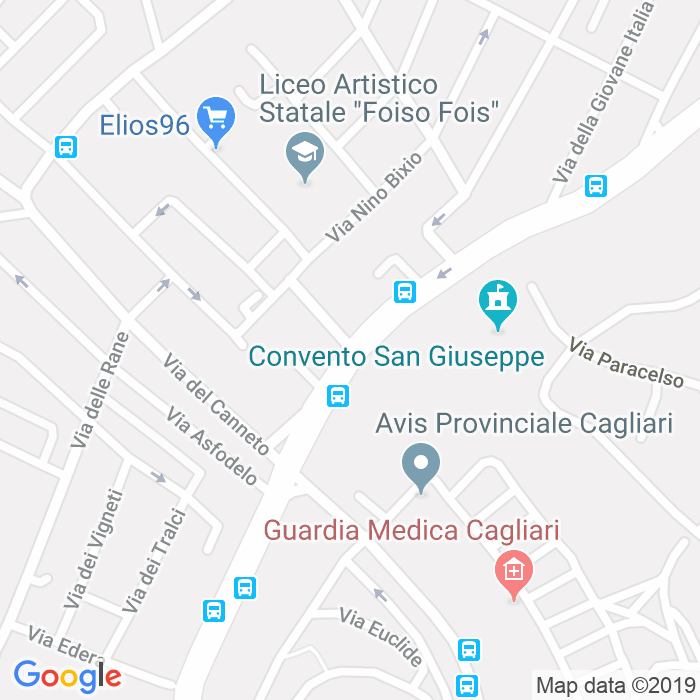 CAP di Via Stefano Turr a Cagliari