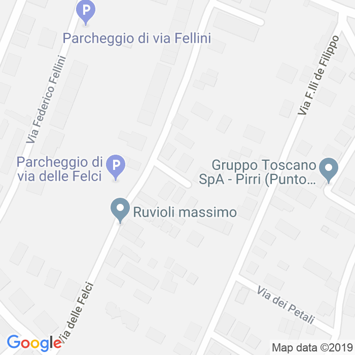 CAP di Via Ugo Tognazzi a Cagliari