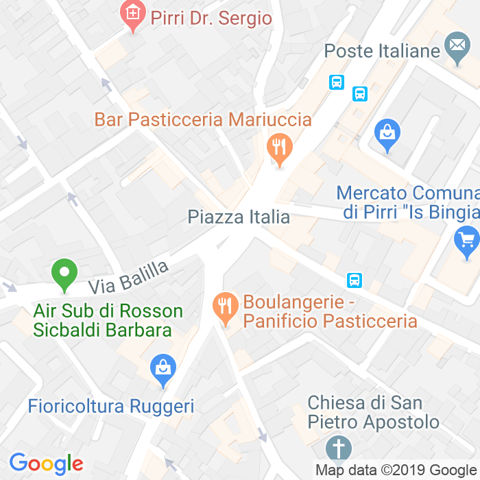 CAP di Vico I Piazza Italia a Cagliari