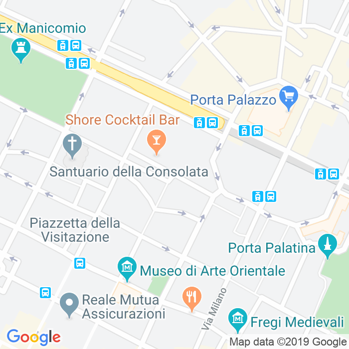 CAP di Piazza Emanuele Filiberto a Torino