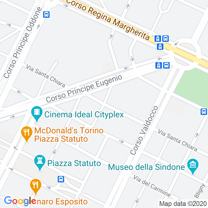 CAP di Via Carlo Botta a Torino