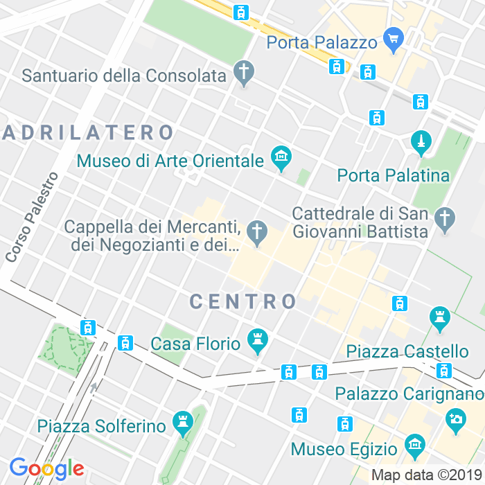 CAP di Via Giuseppe Garibaldi a Torino