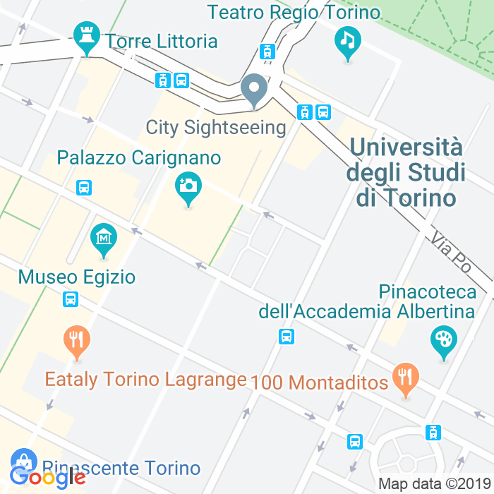 CAP di Piazza Carlo Alberto a Torino