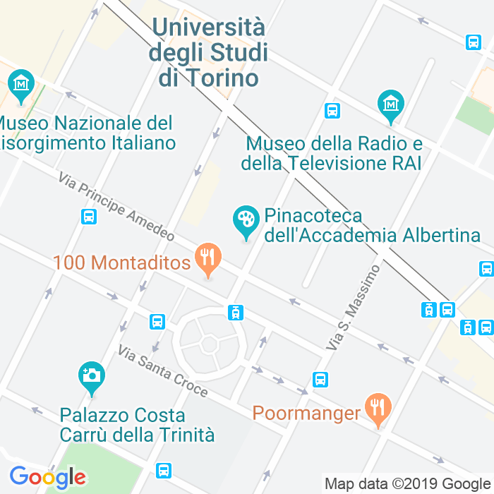 CAP di Via Dell Accademia Albertina a Torino