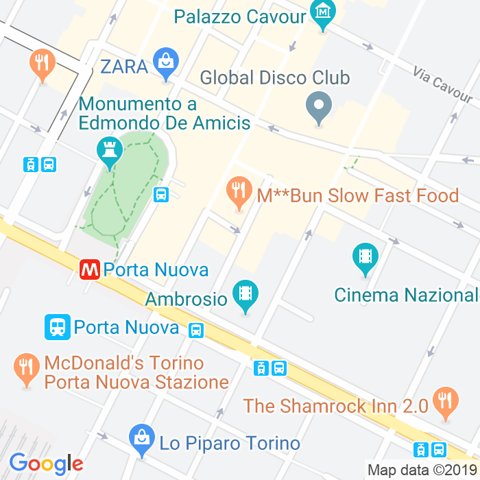 CAP di Via Urbano Rattazzi a Torino