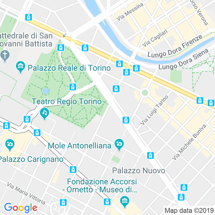 CAP di Via Gioacchino Rossini a Torino