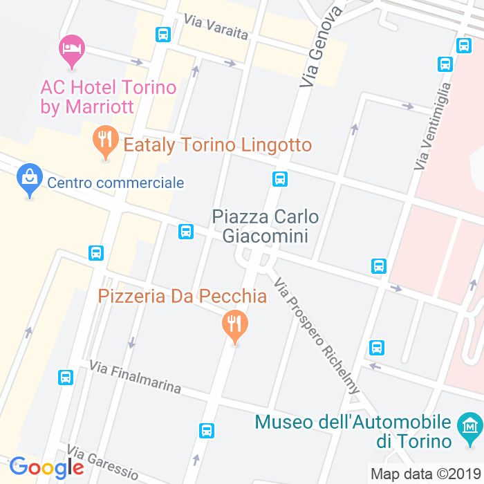 CAP di Piazza Carlo Giacomini a Torino