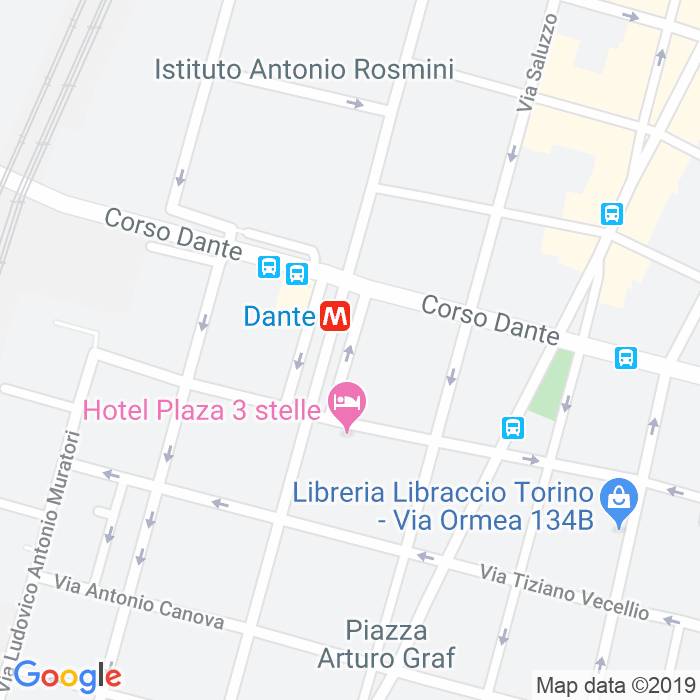 CAP di Piazza Edmondo De Amicis a Torino
