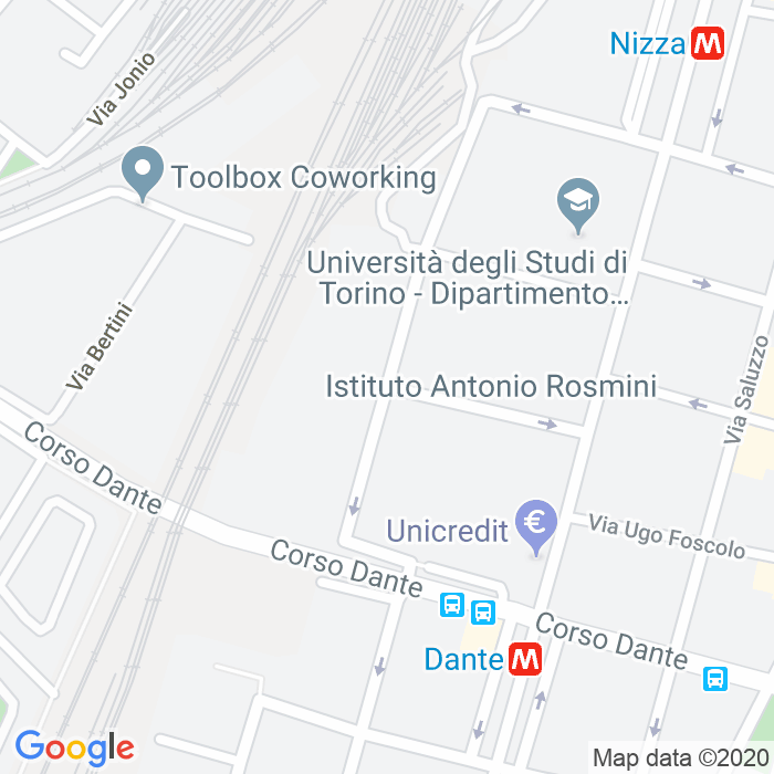 CAP di Via Antonio Rosmini a Torino