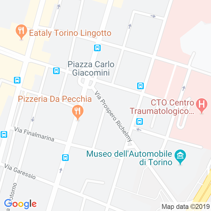 CAP di Via Carlo Reymond a Torino
