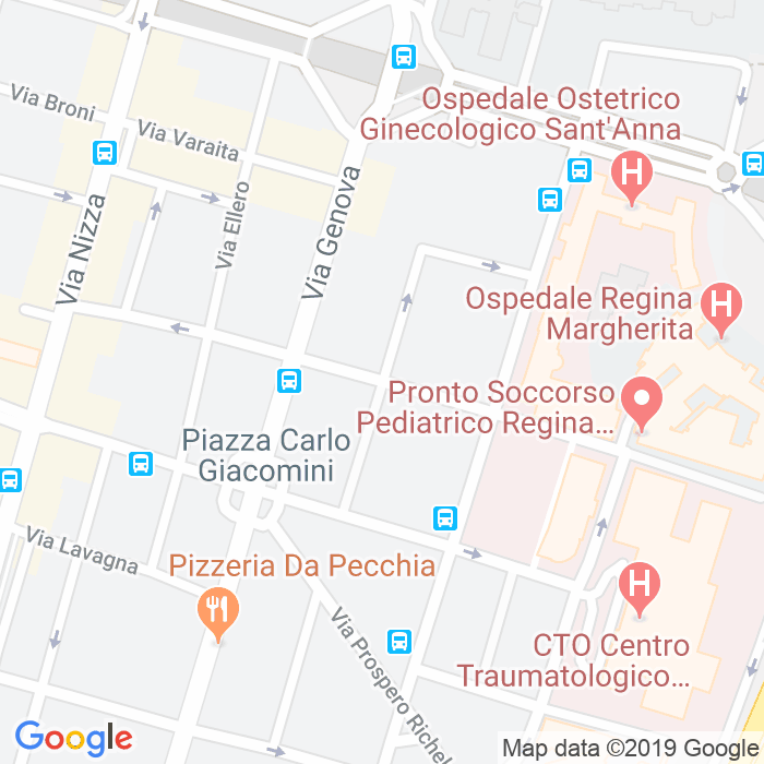 CAP di Via Casimiro Sperino a Torino