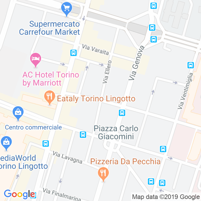 CAP di Via Ellero a Torino