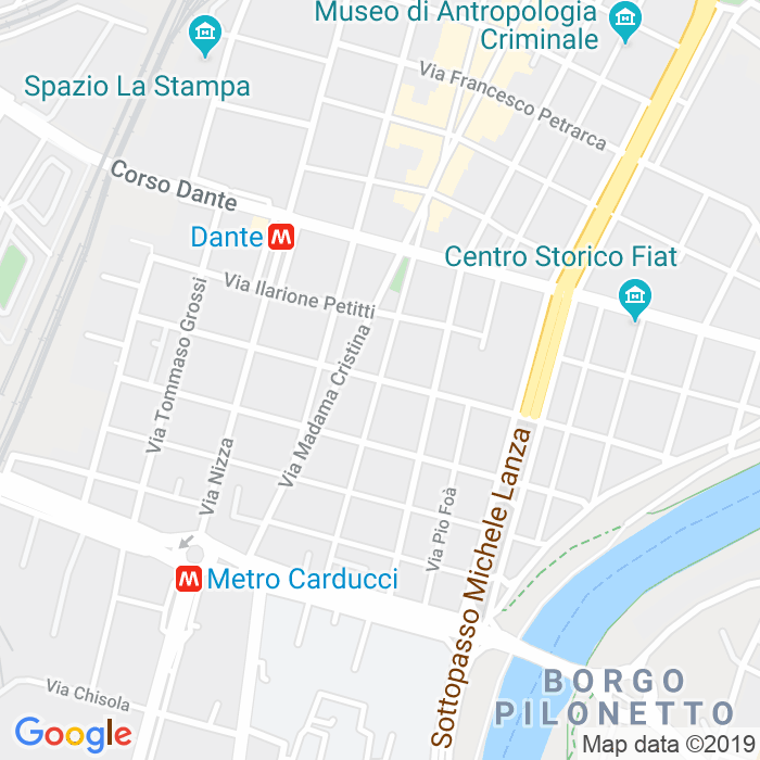 CAP di Via Tiziano Vecellio a Torino
