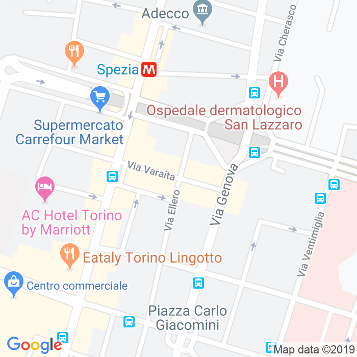 CAP di Via Varaita a Torino