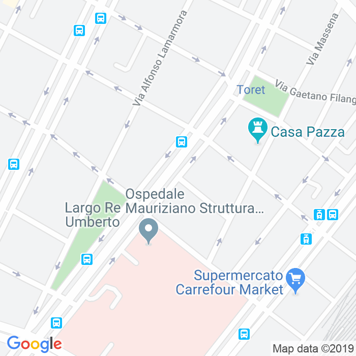 CAP di Via Orazio Antinori a Torino