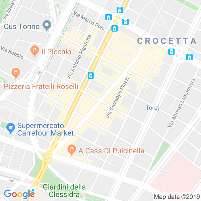 CAP di Corso Alcide De Gasperi a Torino