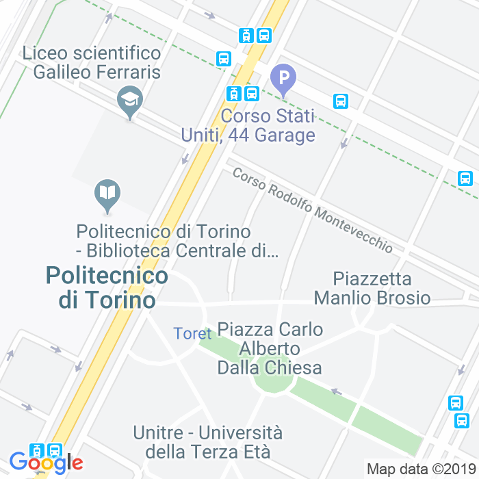 CAP di Via Antonio Cantore a Torino