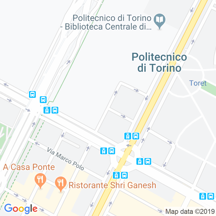 CAP di Via Giuseppe Peano a Torino