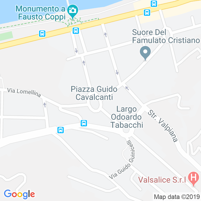 CAP di Piazza Guido Cavalcanti a Torino