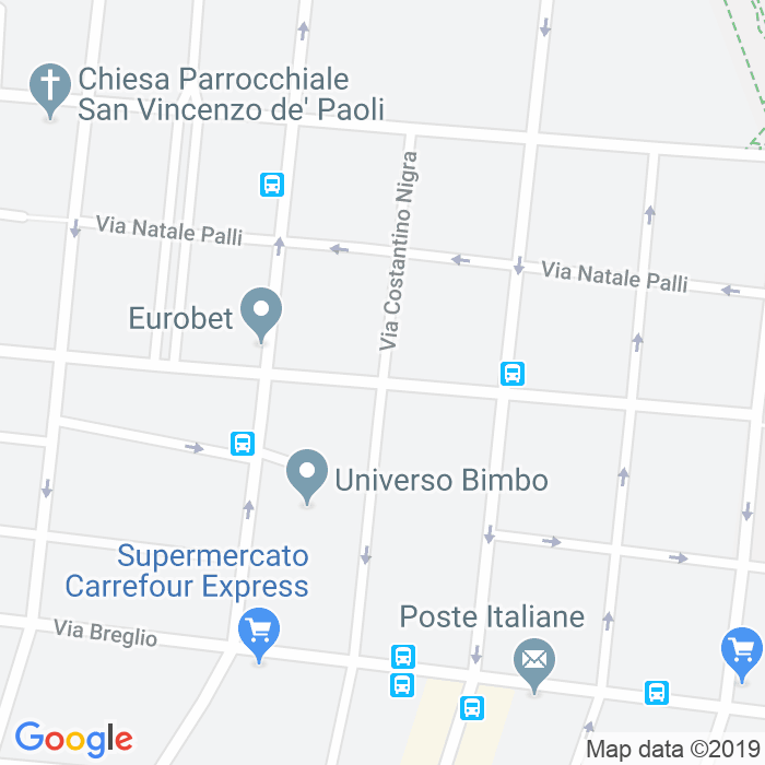 CAP di Via Costantino E Maria Brighenti a Torino