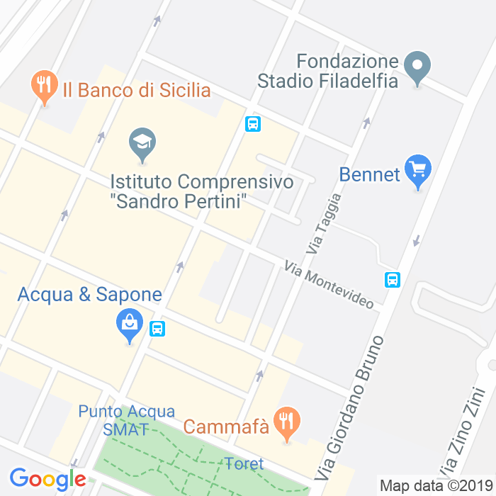 CAP di Via Albisola a Torino