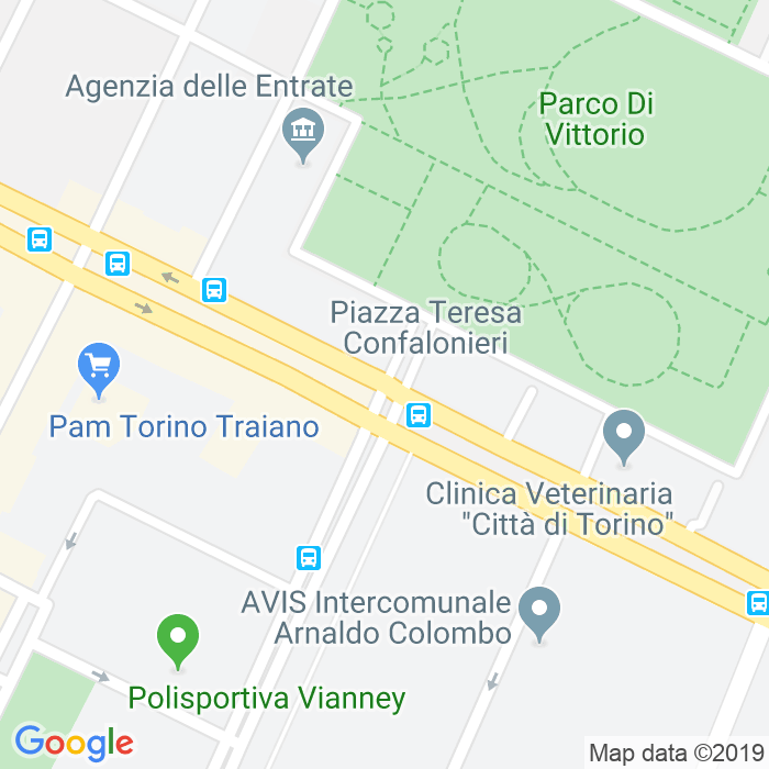 CAP di Piazza Teresa Confalonieri a Torino