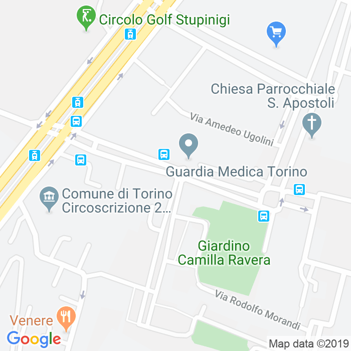 CAP di Via Arturo Farinelli a Torino