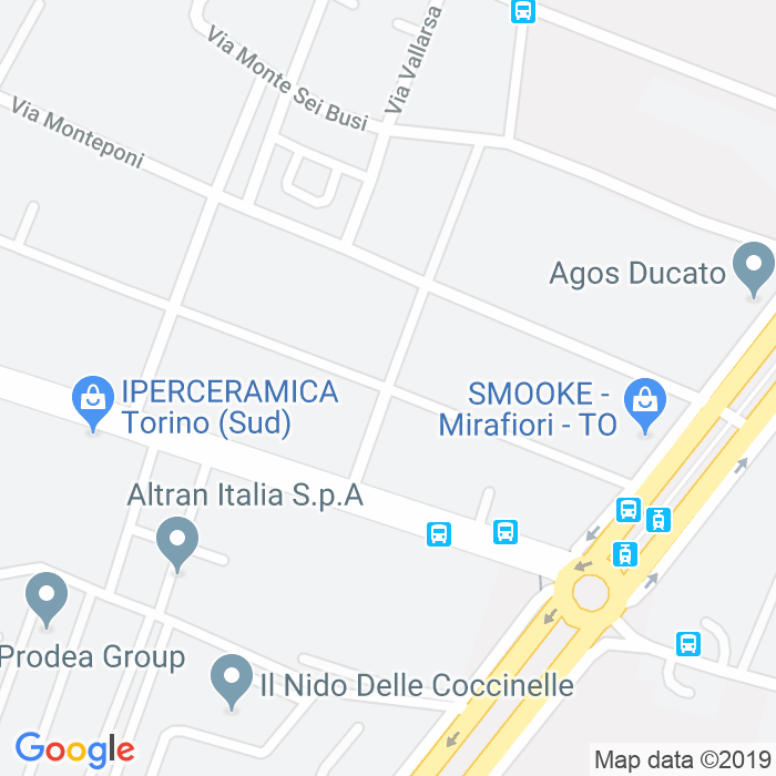 CAP di Via Francesca Saveria Cabrini a Torino