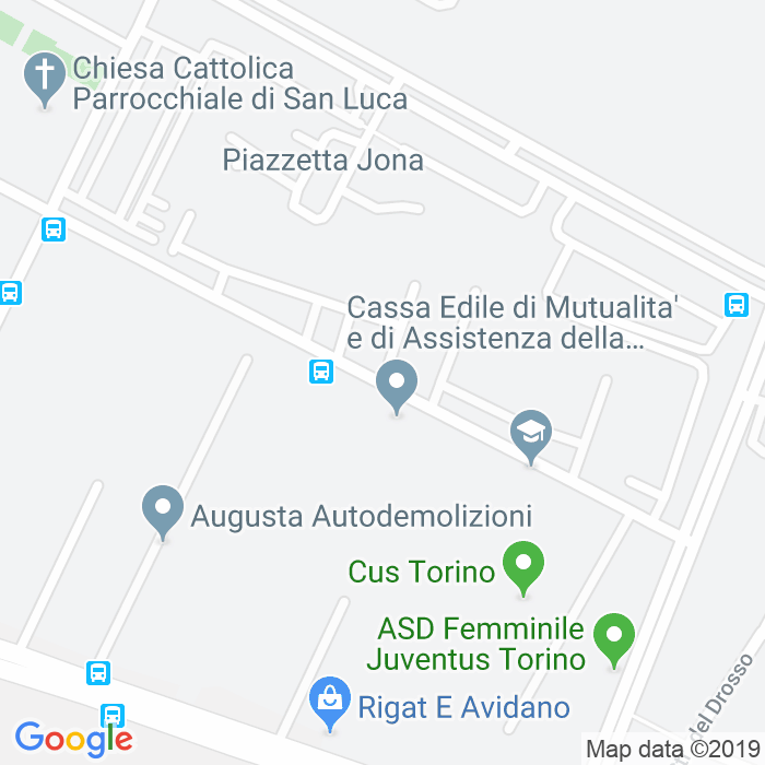 CAP di Via Gioacchino Quarello a Torino