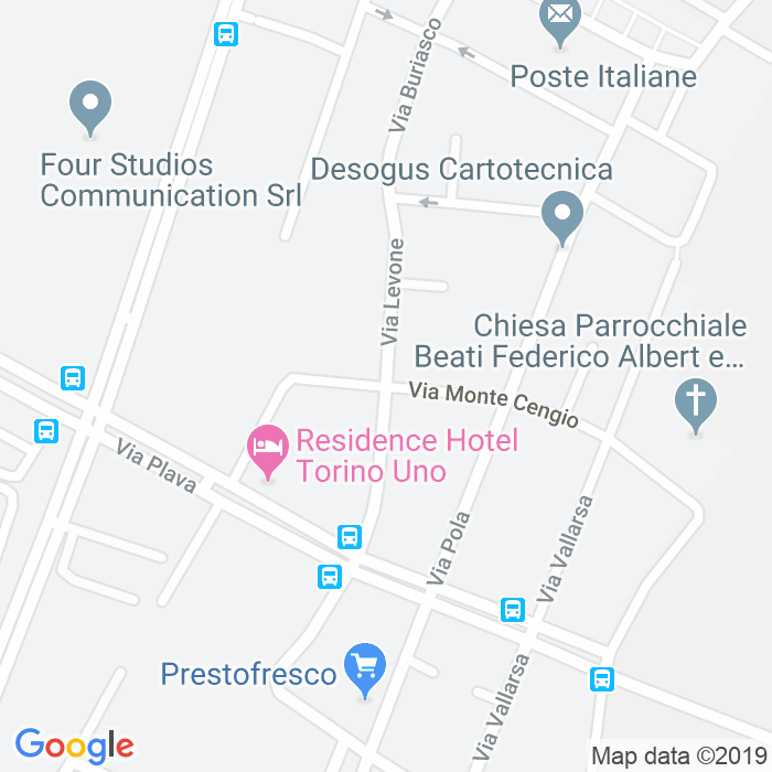 CAP di Via Monte Cengio a Torino