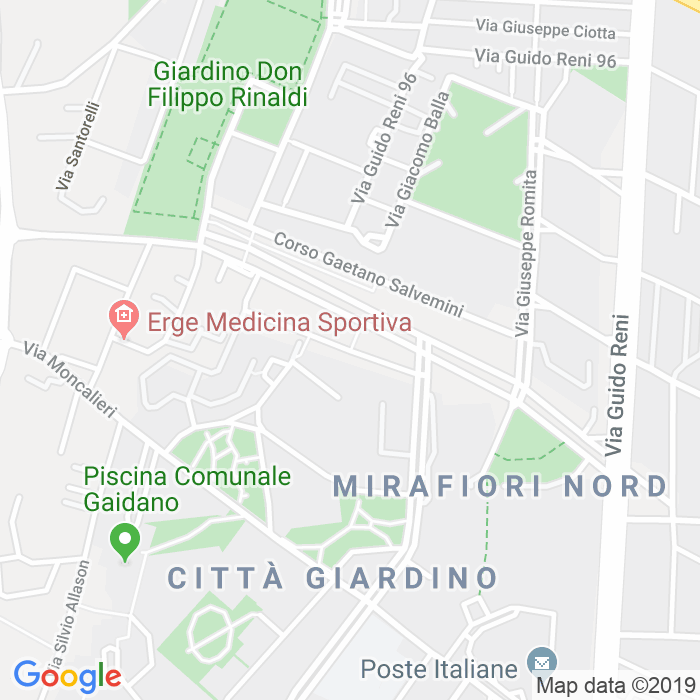 CAP di Corso Gaetano Salvemini a Torino