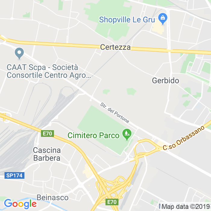 CAP di Strada Del Portone a Torino