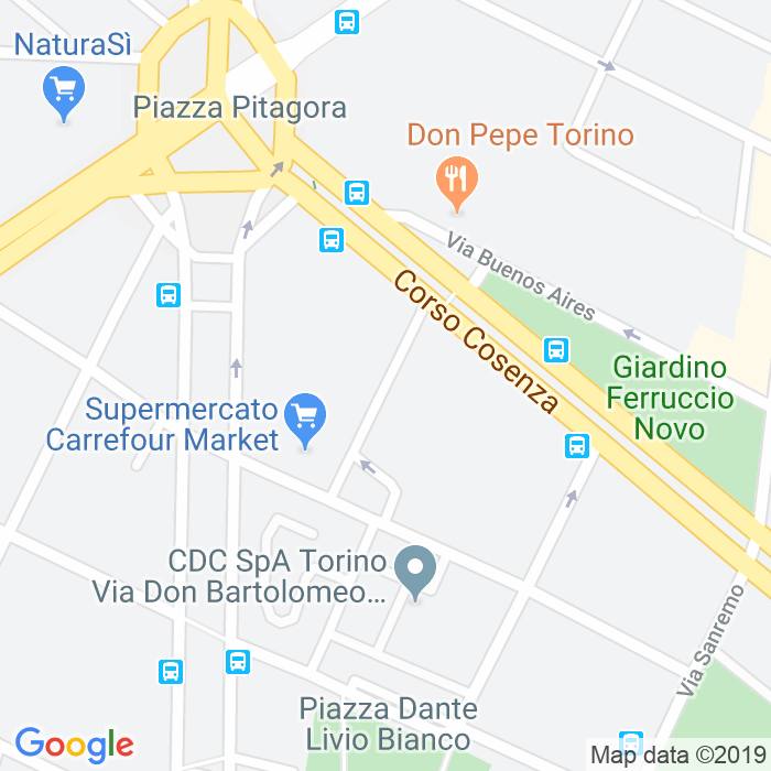 CAP di Via Attilio Agricola a Torino