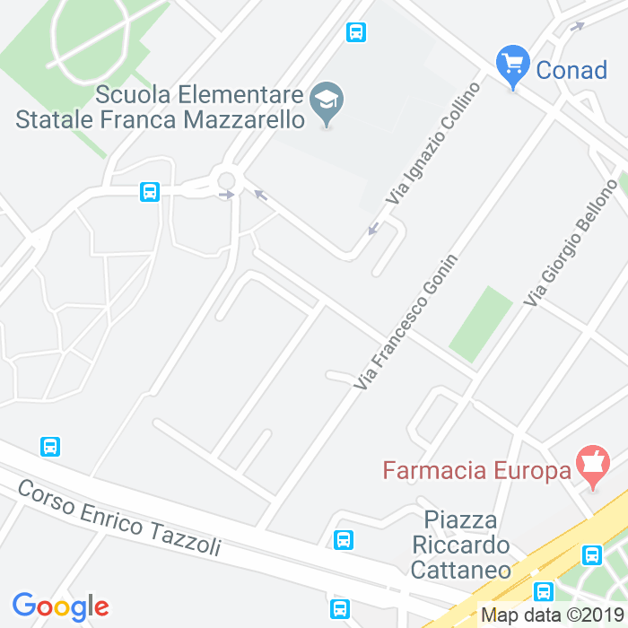 CAP di Via Giovanni Battista E Carlo Felice Biscarra a Torino