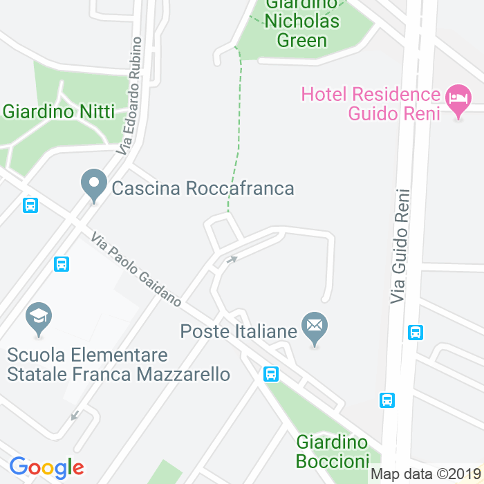 CAP di Via Pietro Bonfante a Torino