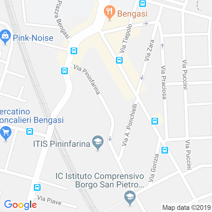 CAP di Via Pininfarina a Torino