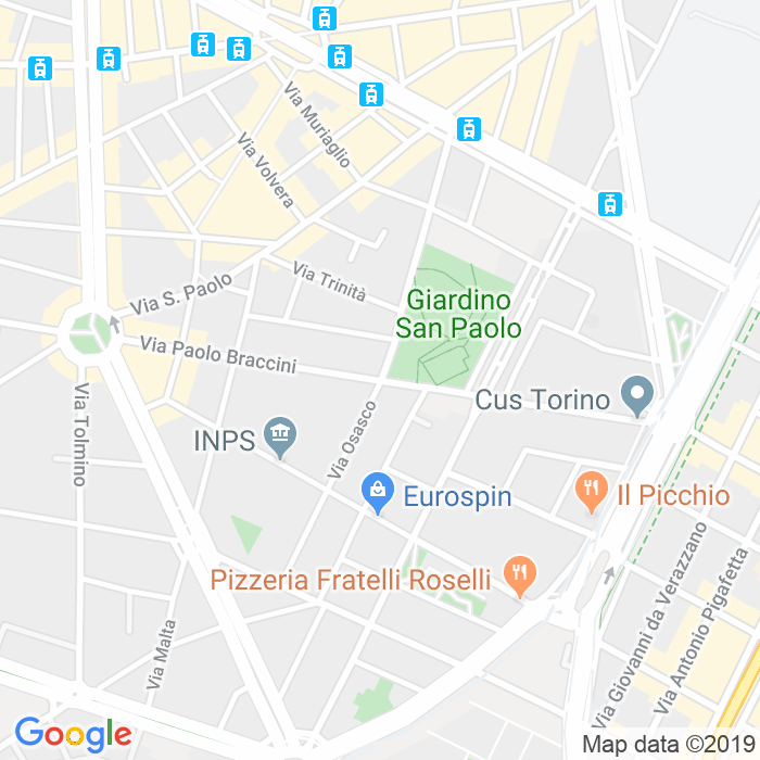 CAP di Via Paolo Braccini a Torino