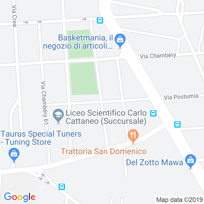 CAP di Via Col Di Lana a Torino