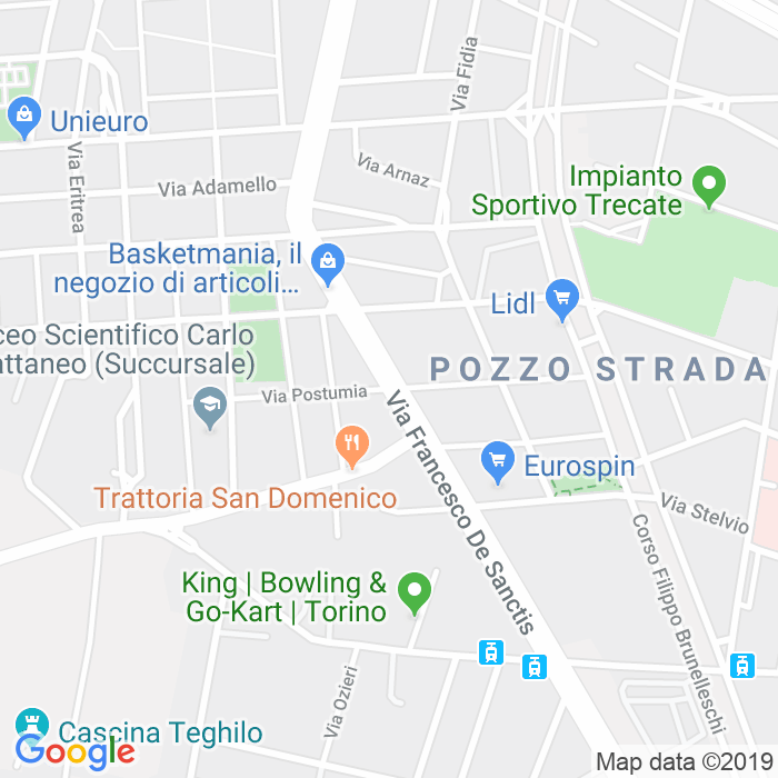 CAP di Via Postumia a Torino