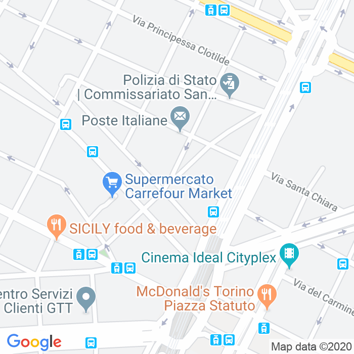 CAP di Via Giacinto Avet a Torino